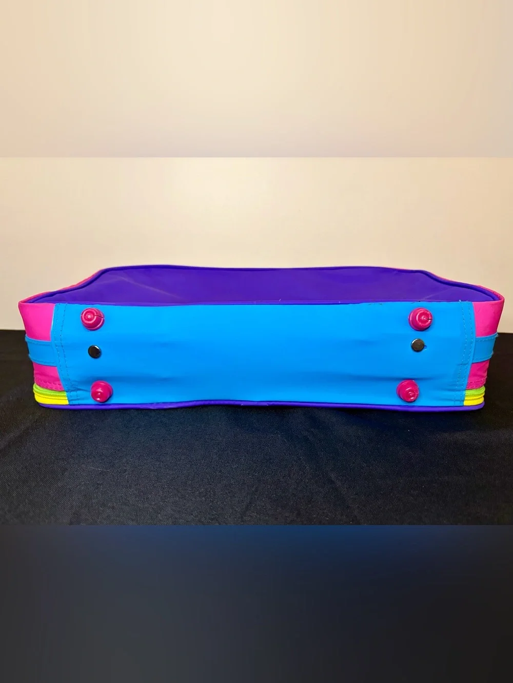 RARE 90s Kittens & Balloons Small Suitcase Lisa Frank Overnight Bag w/ Handle